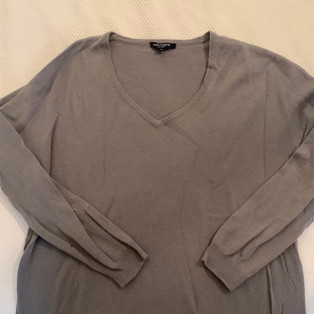 Hamptonite Grey Cashmere sweater